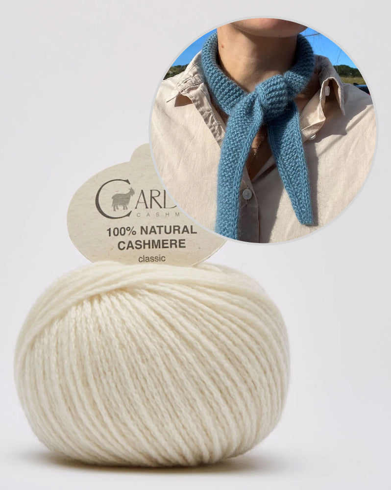PetiteKnit Sophie Scarf mit Cardiff Cashmere Classic 13