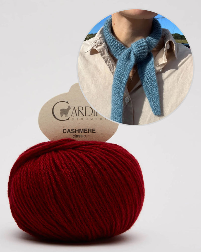 PetiteKnit Sophie Scarf mit Cardiff Cashmere Classic 22