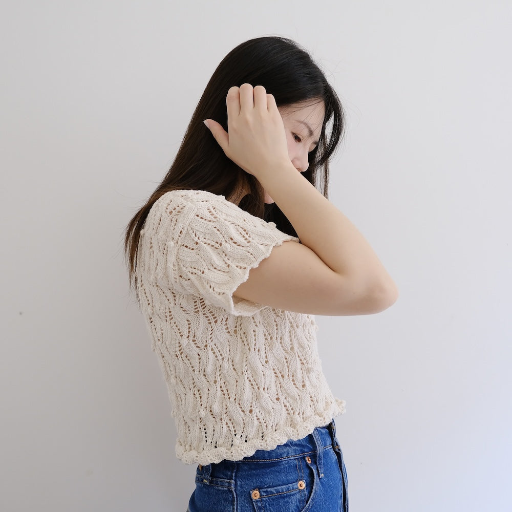 Soumine Kim Laurier Cardigan mit Cotton Merino von Knitting for Olive 3