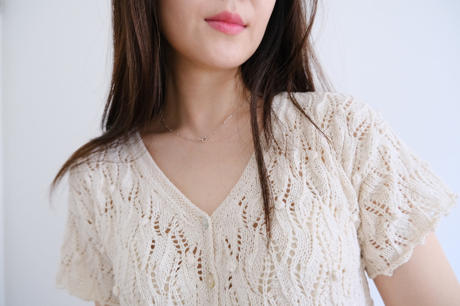 Soumine Kim Laurier Cardigan mit Cotton Merino von Knitting for Olive 4