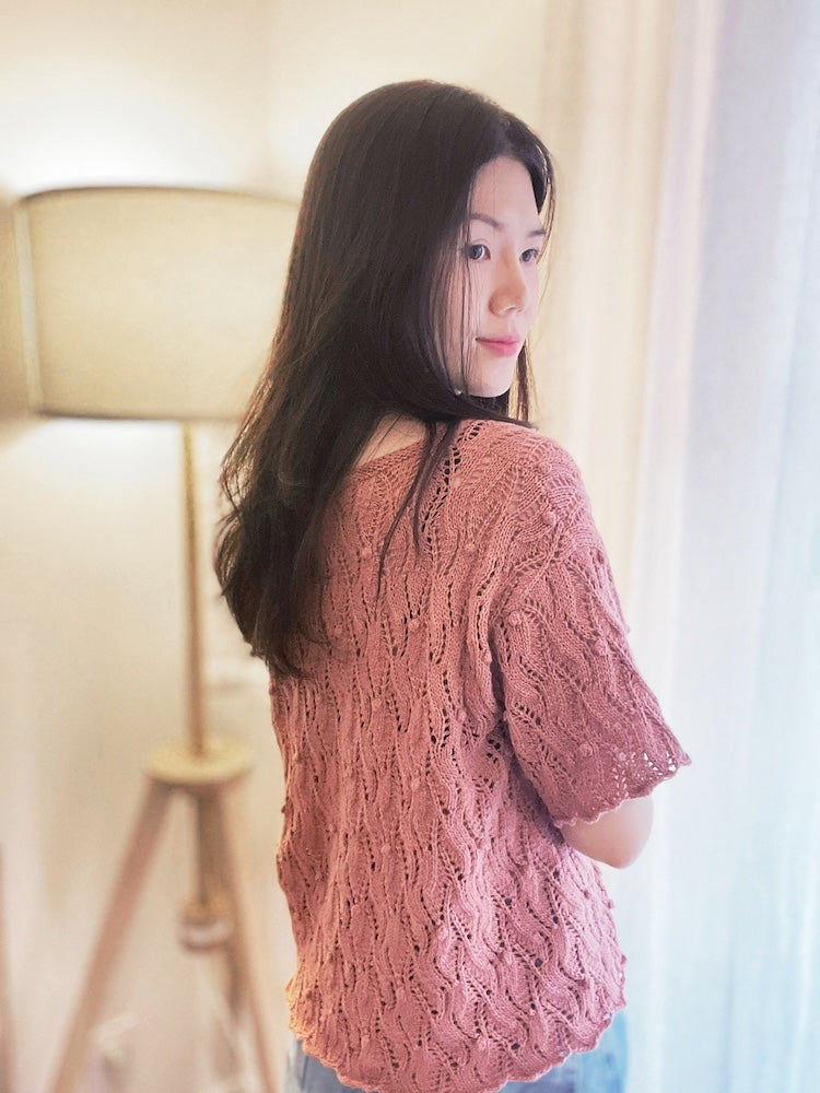 Soumine Kim Laurier Cardigan mit Cotton Merino von Knitting for Olive 7