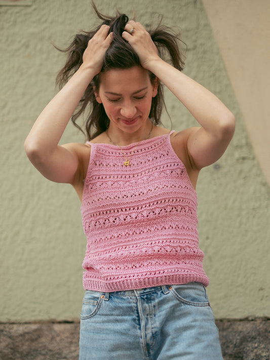 Sour Candy Top | bezaubernde Musterstreifen aus Line von Sandnes Garn