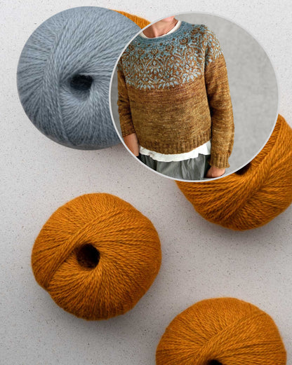 Speculoos Sweater | romantisk spekulatiusmønster i Balayage fra Pascuali