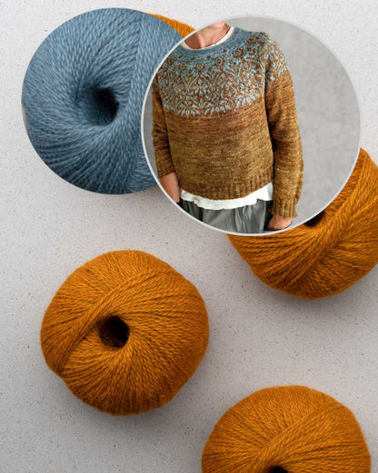 Speculoos Sweater | romantisk spekulatiusmønster i Balayage fra Pascuali