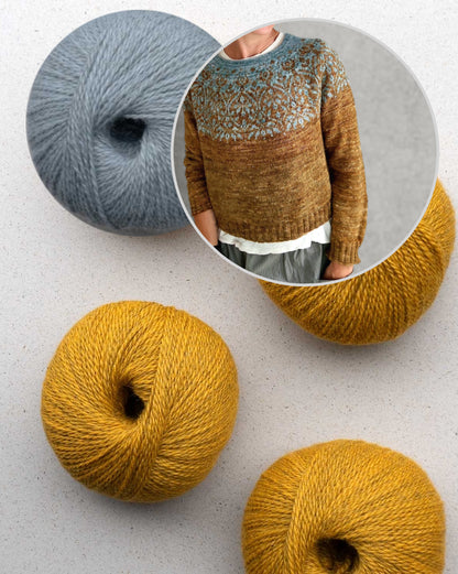 Speculoos Sweater | romantisk spekulatiusmønster i Balayage fra Pascuali