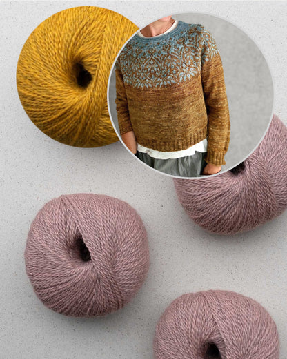 Speculoos Sweater | romantisk spekulatiusmønster i Balayage fra Pascuali