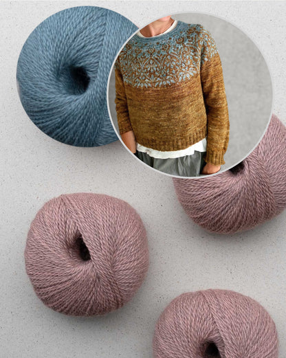 Speculoos Sweater | romantisk spekulatiusmønster i Balayage fra Pascuali