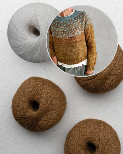Speculoos Sweater | romantisches Spekulatiusmuster aus Balayage von Pascuali