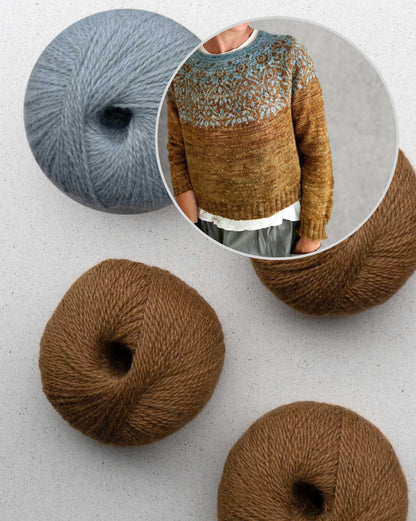 Speculoos Sweater | romantisk spekulatiusmønster i Balayage fra Pascuali