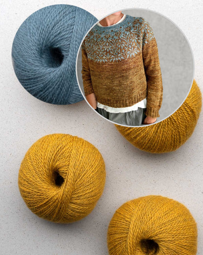 Speculoos Sweater | romantisk spekulatiusmønster i Balayage fra Pascuali