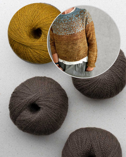 Speculoos Sweater | Romantic speculoos pattern from Balayage by Pascuali