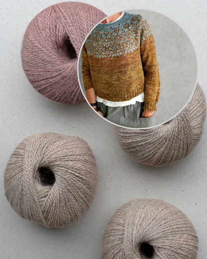 Speculoos Sweater | Romantic speculoos pattern from Balayage by Pascuali