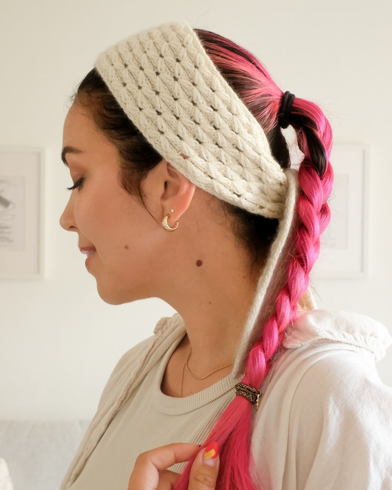 Star Jasmine Mini Scarf von Ksenia Naidyon mit Kinu und Sensai von ITO Yarn 7