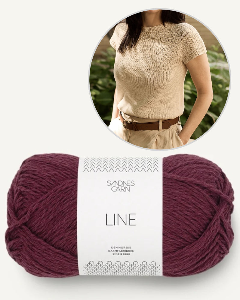 Stardust Tee von Julia Piro mit Line von Sandnes Garn 12