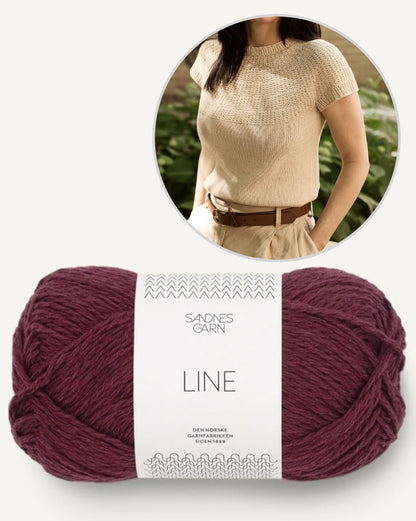 Stardust Tee von Julia Piro mit Line von Sandnes Garn 12