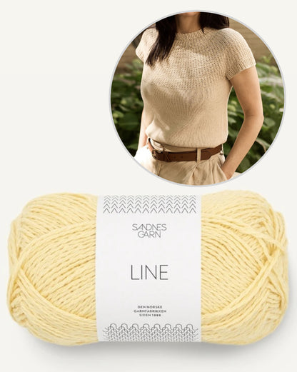 Stardust Tee von Julia Piro mit Line von Sandnes Garn 9