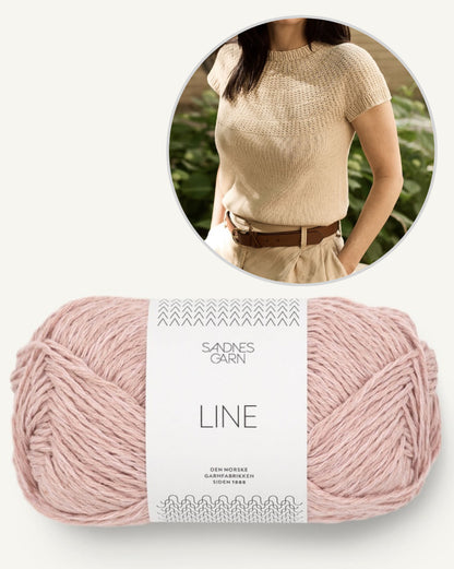 Stardust Tee von Julia Piro mit Line von Sandnes Garn 11