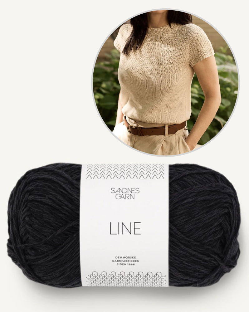Stardust Tee von Julia Piro mit Line von Sandnes Garn 10