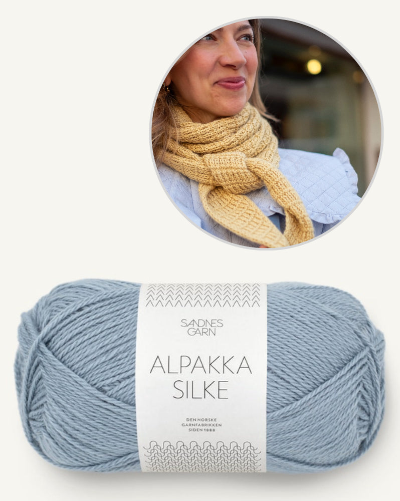 Kutovakika Stay Extra Toasty Scarf mit Alpakka Silke von Sandnes Garn 16