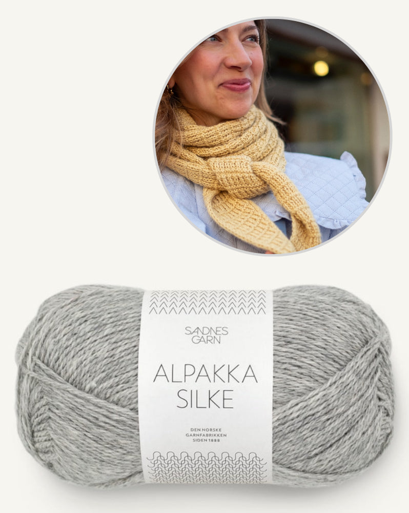 Kutovakika Stay Extra Toasty Scarf mit Alpakka Silke von Sandnes Garn 12