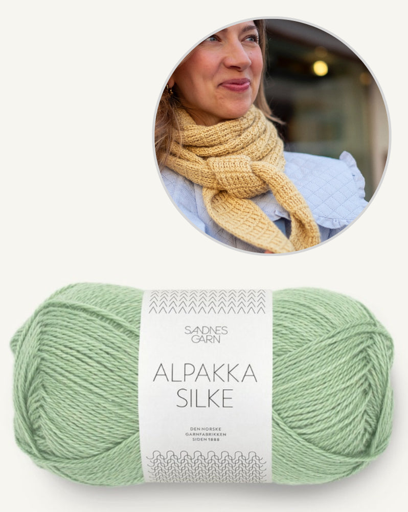 Kutovakika Stay Extra Toasty Scarf mit Alpakka Silke von Sandnes Garn 17