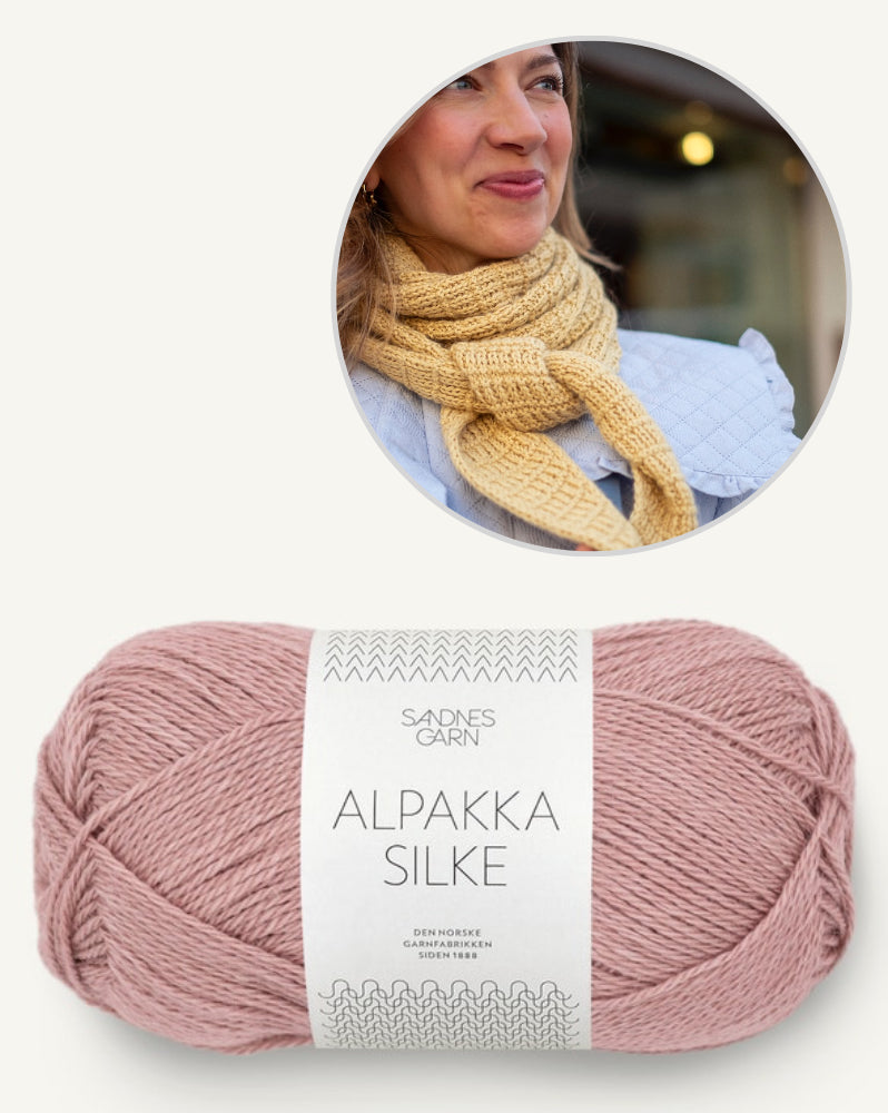 Kutovakika Stay Extra Toasty Scarf mit Alpakka Silke von Sandnes Garn 15