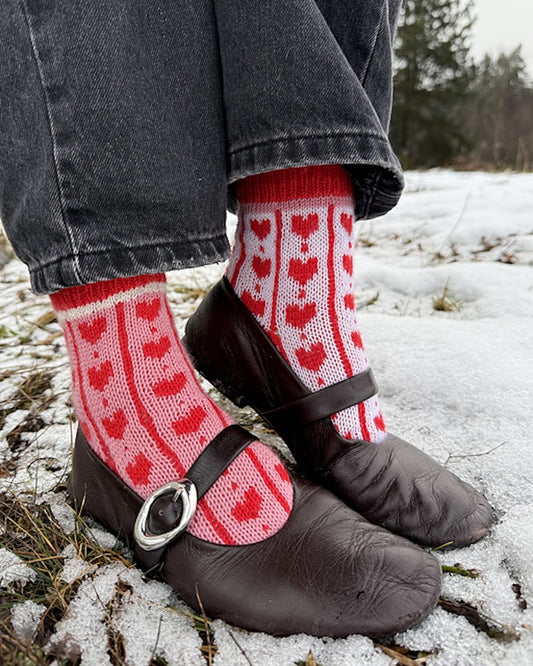 Love-ly Heart Socks | zum verlieben schön aus 1 Class von Mayflower Denmark