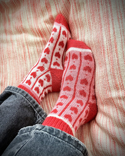 Love-ly Heart Socks | zum verlieben schön aus 1 Class von Mayflower Denmark