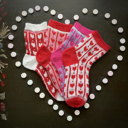 Love-ly Heart Socks | zum verlieben schön aus 1 Class von Mayflower Denmark