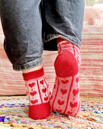 Love-ly Heart Socks | zum verlieben schön aus 1 Class von Mayflower Denmark