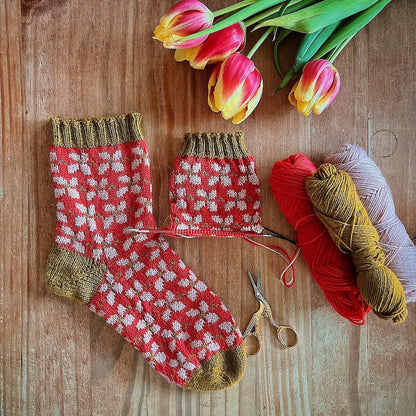 Whoops a Daisy Socks | traumschöne Gänseblümchen aus Jawoll von Lang