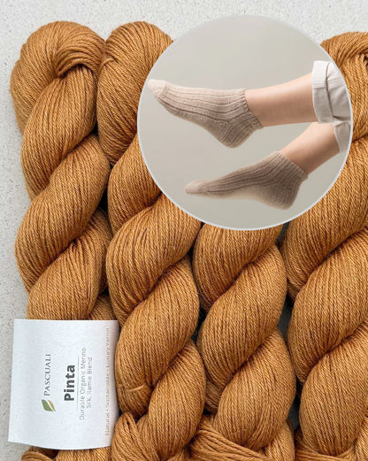 Striped Ankle Socks | zarte Streifen aus Pinta von Pascuali