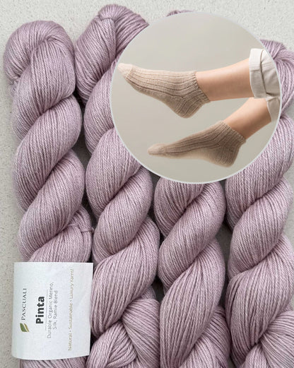 Striped Ankle Socks | zarte Streifen aus Pinta von Pascuali