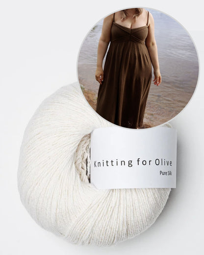 Summer Fling | fließendes Sommerkleid aus Pure Silk von Knitting for Olive