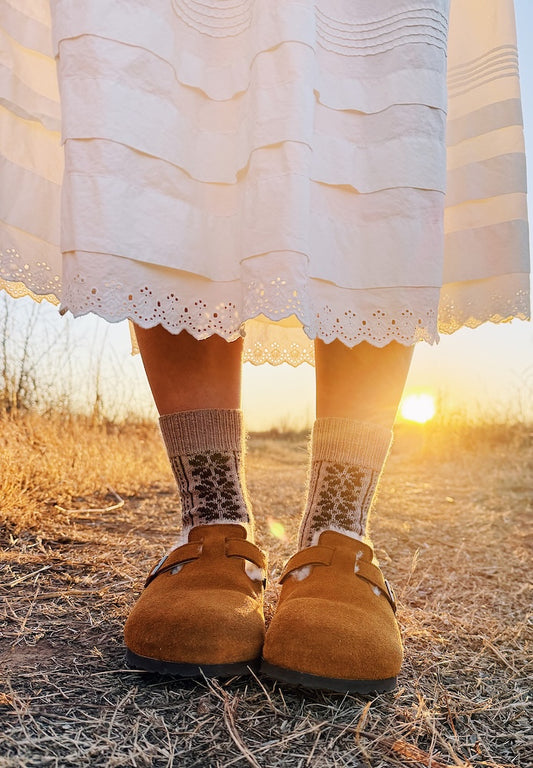 Apricity Socks | Liebesbrief an den Winter aus 1 Class Cashmere von Mayflower Denmark