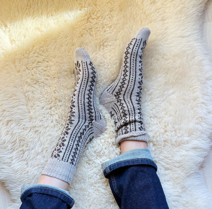 Apricity Socks | Liebesbrief an den Winter aus 1 Class Cashmere von Mayflower Denmark