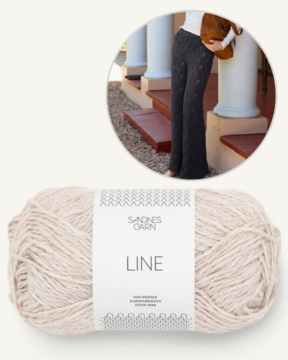 Summer Pants | luftig zartes Lochmuster aus Line von Sandnes Garn