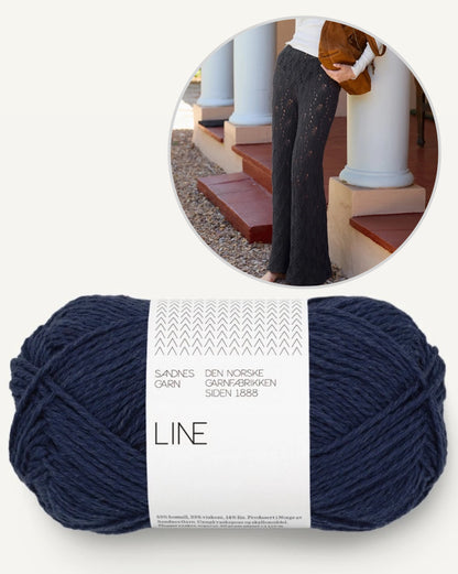 Summer Pants | luftig zartes Lochmuster aus Line von Sandnes Garn