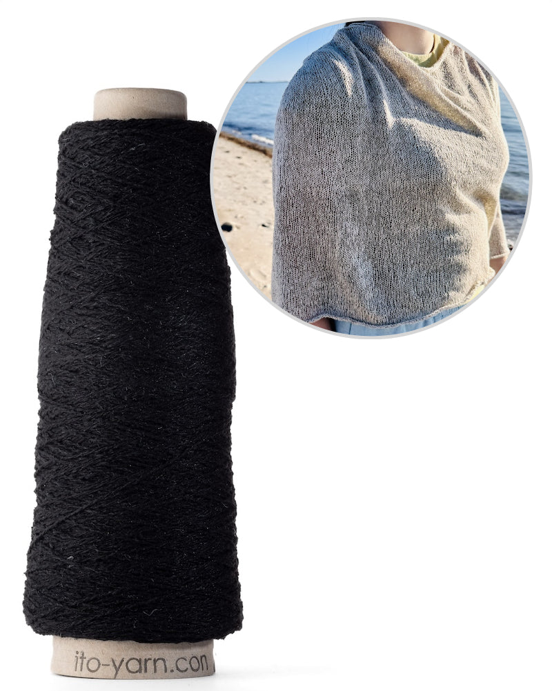 Rabea von gute-garne.de Sundown Cape mit Kinu von ITO Yarn 17