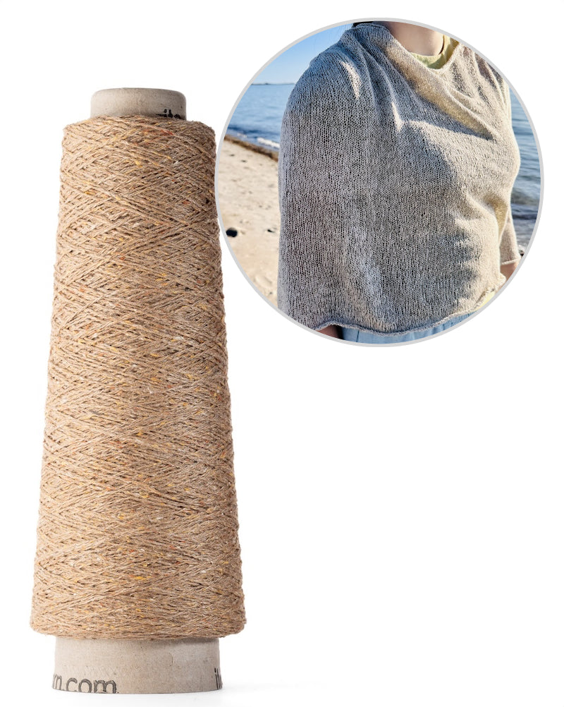 Rabea von gute-garne.de Sundown Cape mit Kinu von ITO Yarn 14