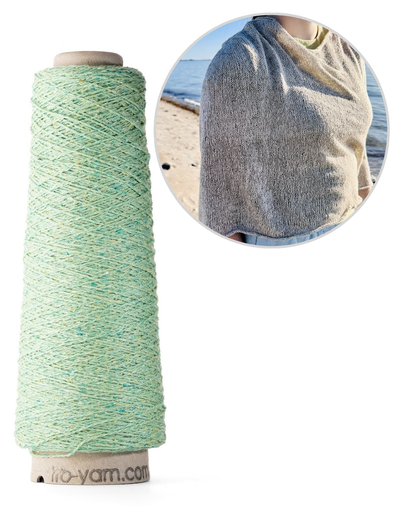 Rabea von gute-garne.de Sundown Cape mit Kinu von ITO Yarn 15