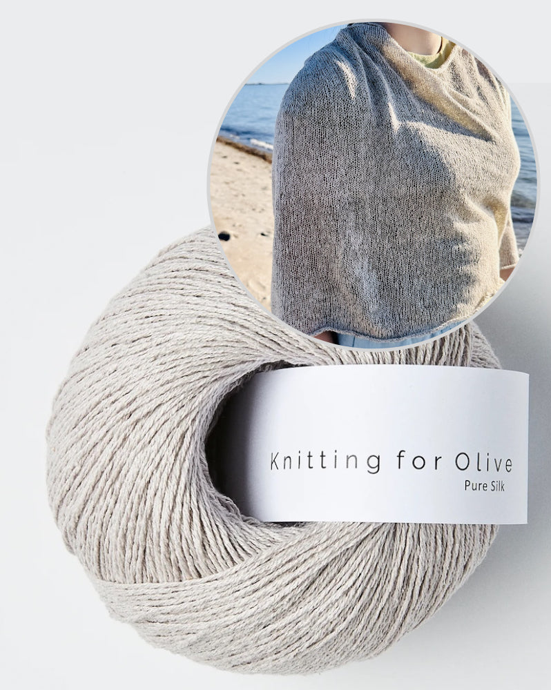 Rabea von gute-garne.de Sundown Cape mit Pure Silk von Knitting for Olive 10