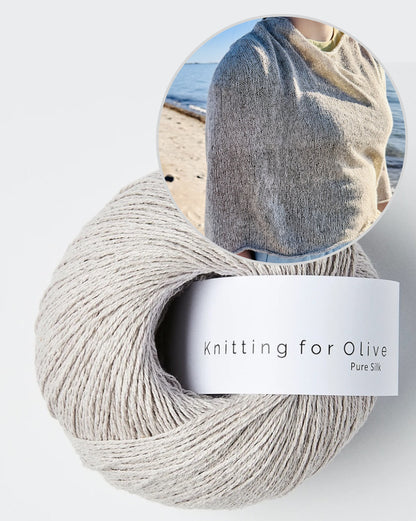 Rabea von gute-garne.de Sundown Cape mit Pure Silk von Knitting for Olive 10