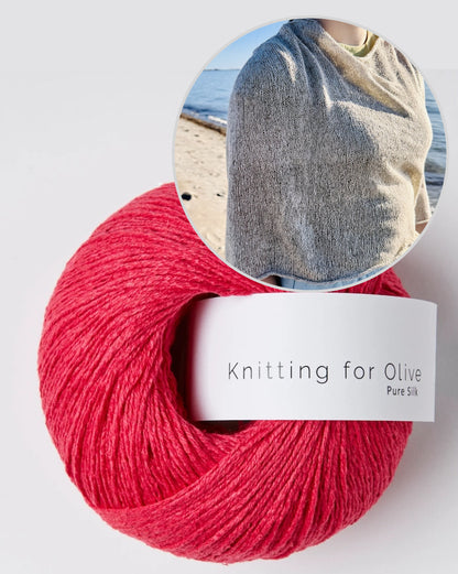 Rabea von gute-garne.de Sundown Cape mit Pure Silk von Knitting for Olive 12