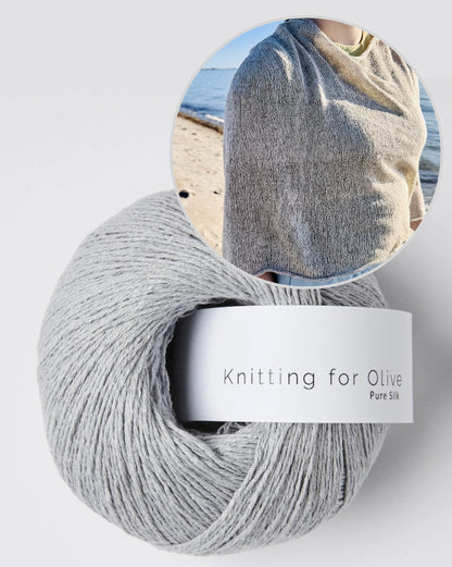 Rabea von gute-garne.de Sundown Cape mit Pure Silk von Knitting for Olive 11