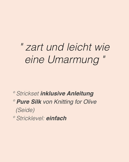 Rabea von gute-garne.de Sundown Cape mit Pure Silk von Knitting for Olive 2