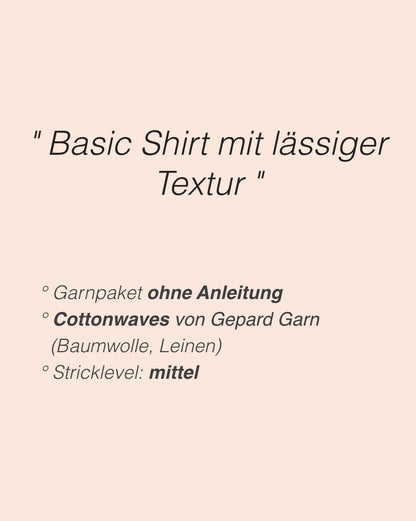Sunset Raglan Tee | Basic Shirt aus Cottonwaves von Gepard Garn