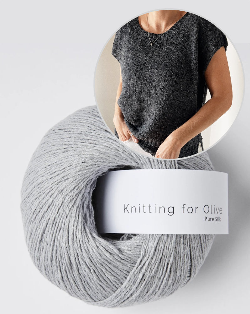 Suri Shirt | seidig weich und schlicht aus Pure Silk von Knitting for Olive