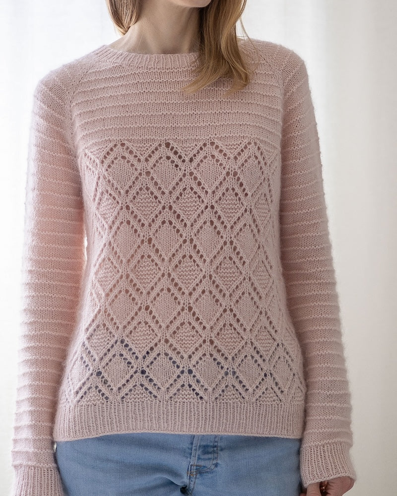 Suvi Knits Cloudy Day Raglan Sweater mit Sunday und Tynn Silk Mohair von Sandnes Garn 1