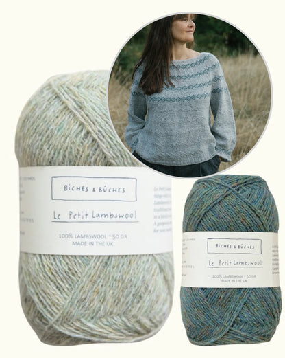 Sweater No. 93 | wunderschöne Muster aus Le Petit Lambswool von Biches & Bûches